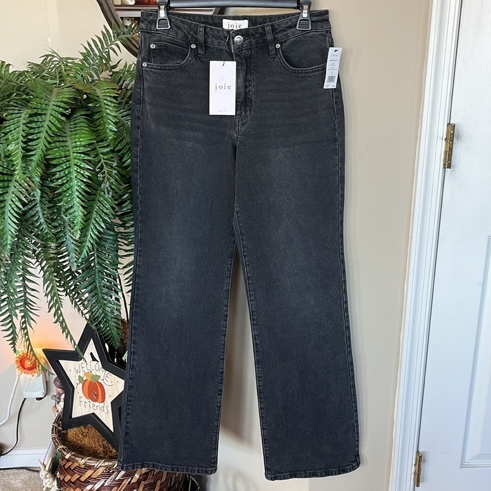 Brand New Joie Aimee Bootcut Jeans Rodeo Wash Denim Gray Mid Rise Stretch